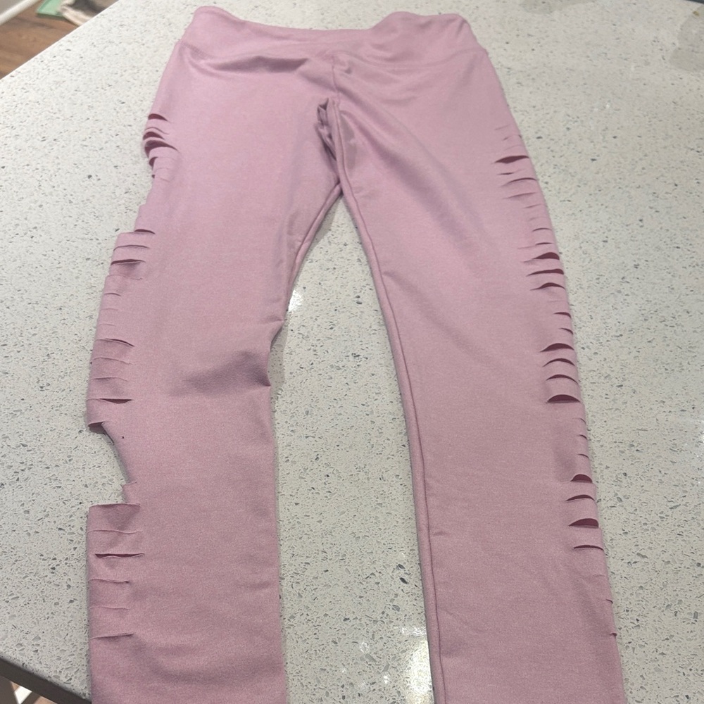 Jala - Pink Ripped Leggings - Size S